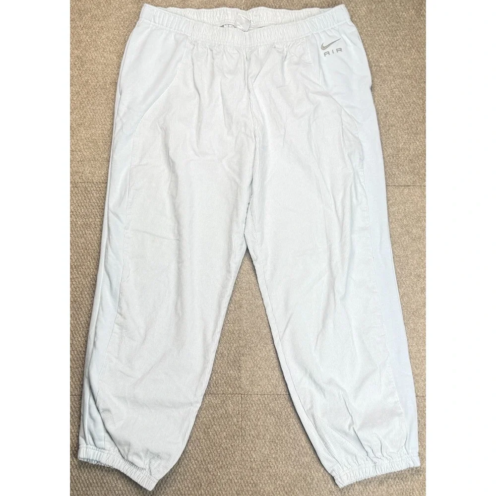 Nike Air Women's High Waisted Corduroy Fleece Pants Size‎ 2XL